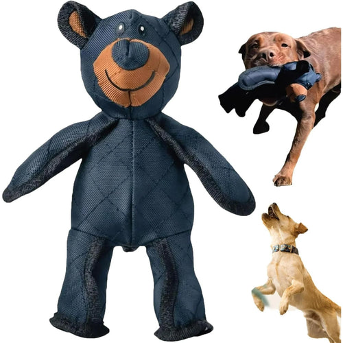 Indestructible & Interactive Bear Dog Toys For Heavy Chewers - IndestructiBear 2.0