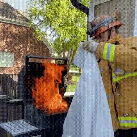 Rapidly Extinguish Small Fires, No Mess - Introducing Our Easy-to-Use Fire Blanket!