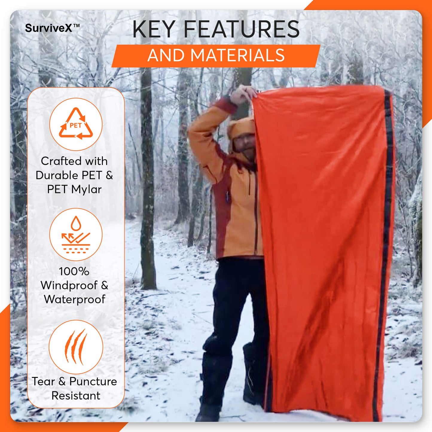 SurviveX™ Crisis Sleeping Bag