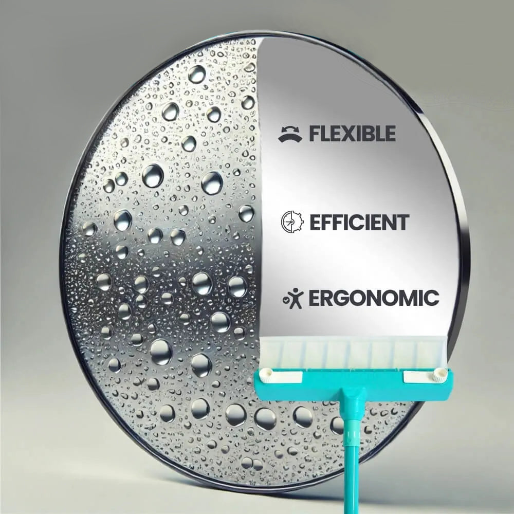 HOOMWELL™ Recyclable Silicone Window Squeegee Kit