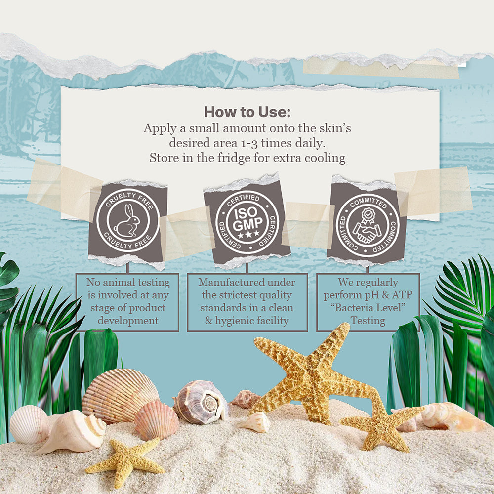 đBee Poison & Ocean Natural Eczema Psoriasis Relief Cream (For all skin conditions)