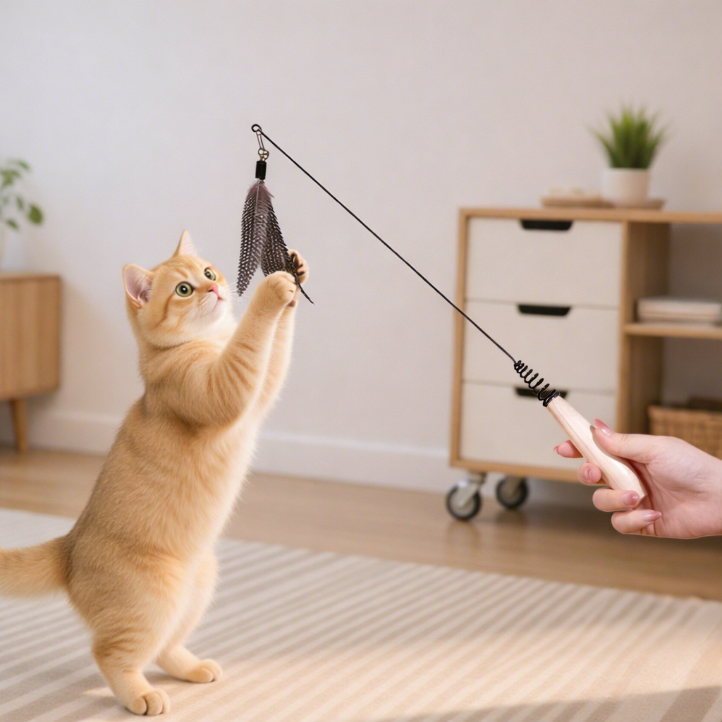 Cat Teaser Wand Toy