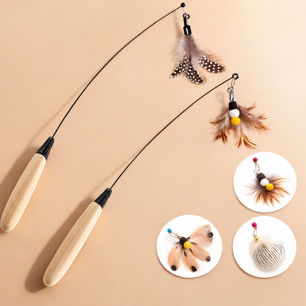 Cat Teaser Wand Toy