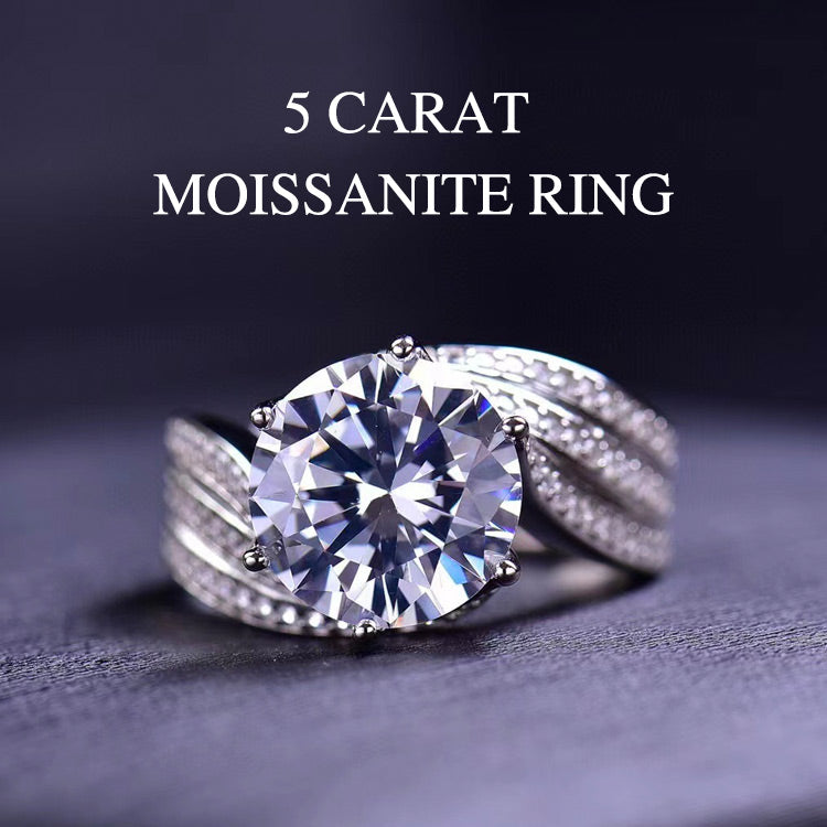 💍Moissanite Diamond Ring💖LAST DAY SALE - 80% OFF