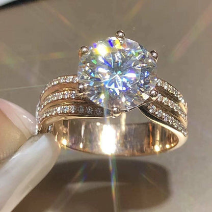 💍Moissanite Diamond Ring💖LAST DAY SALE - 80% OFF