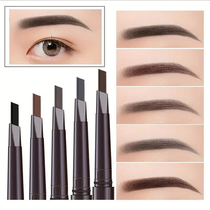 Crayon à sourcils à tête triangulaire à double extrémité